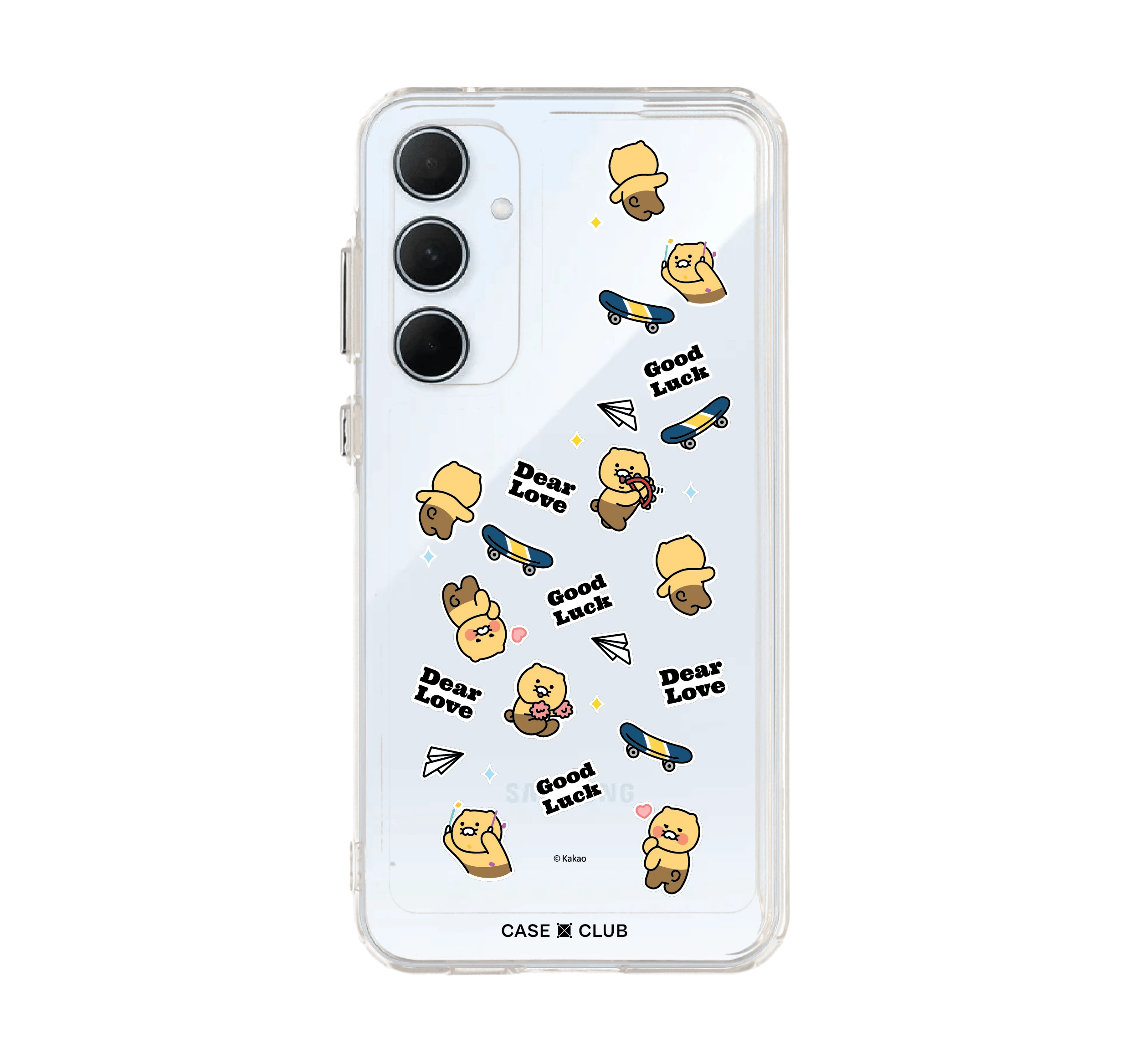 เคสใส samsung a55 kakao quote choonsik sticker